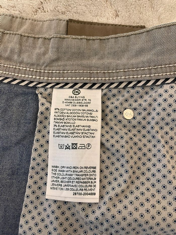 Pantalon léger gris - Westbury - T. 34/32 - photo numéro 3