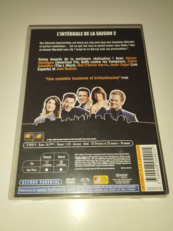 DVD How I Met your Mother Saison 2 - photo numéro 2