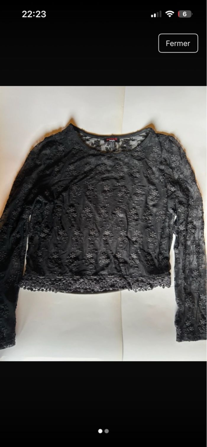 Haut noir - photo numéro 2