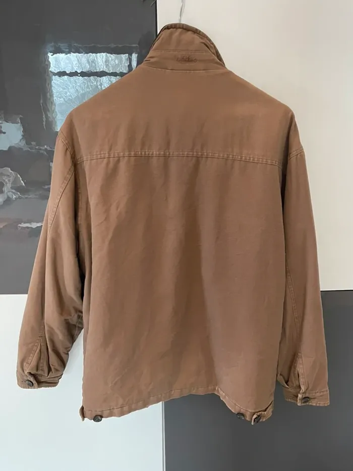 Manteau veste Camel beige homme vintage - photo numéro 5