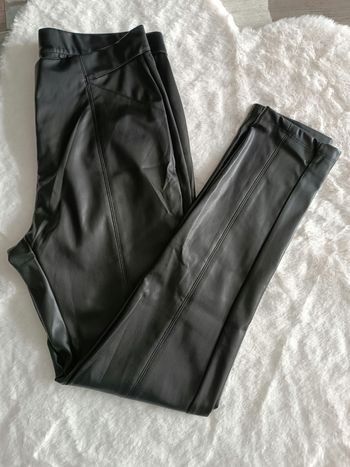 Pantalon  effet cuir taille M