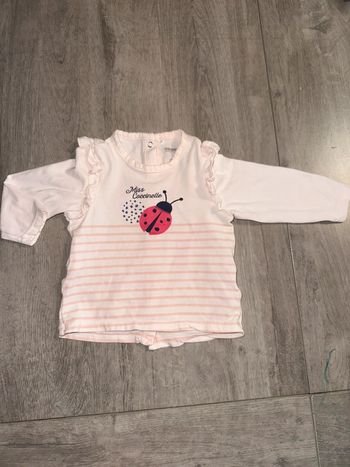 T-shirt manche longue coccinelle