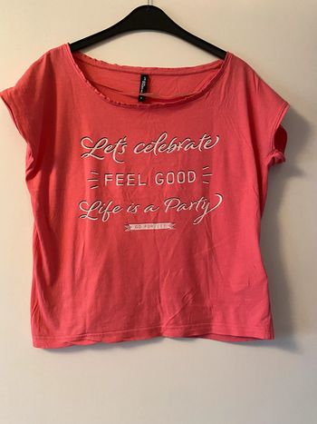 T-shirt « life is à Party » Jean Pascale Taille S