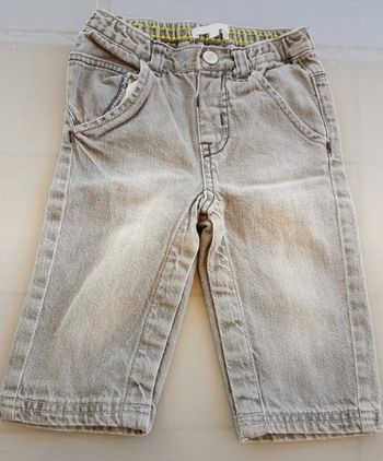 Jean  garçon gris kitchoun 6 mois