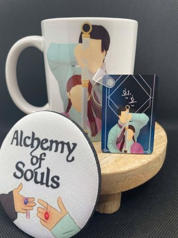 Coffret mug Alchemy of souls / mug + sous tasse + porte clé / Kdrama