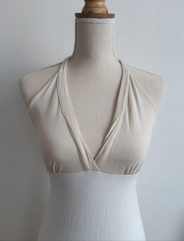 Robe longue tricolore Hippocampe Paris T38 - photo numéro 2