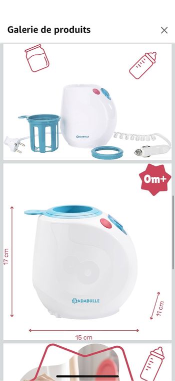 Chauffe biberon et petit pot