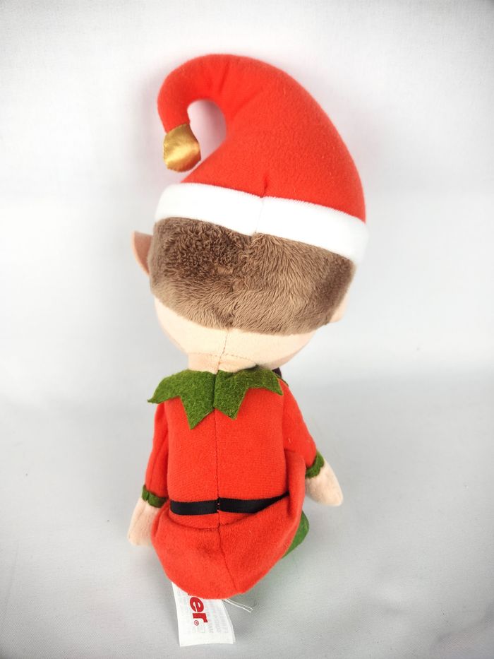 Peluche Lutin Elfe Noël Décoration Jouet Kinder Collection Fêtes Hiver Sapin - photo numéro 4