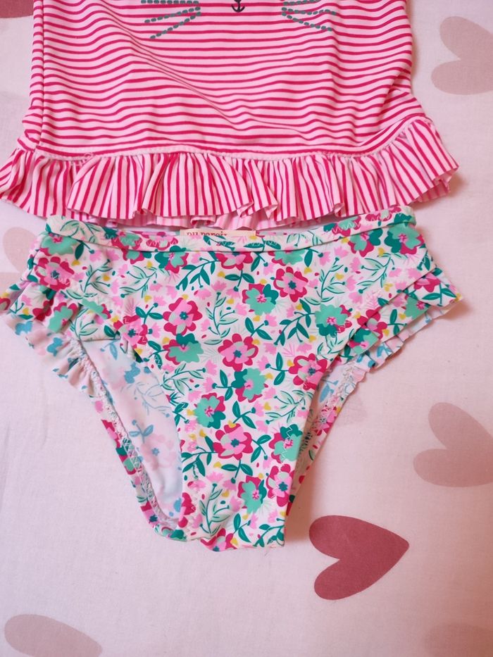 Maillot de bain bébé fille. - Anti uv - 6 mois - Neuf - Du pareil au même - photo numéro 3