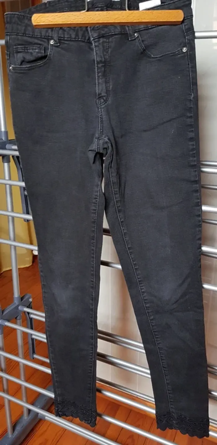 Jeans slim noir NafNaf