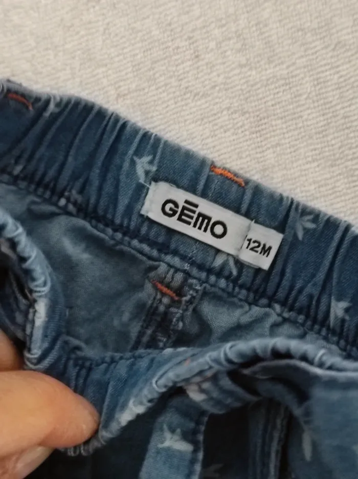 Short Jeans - 12 Mois - Fille - photo numéro 2