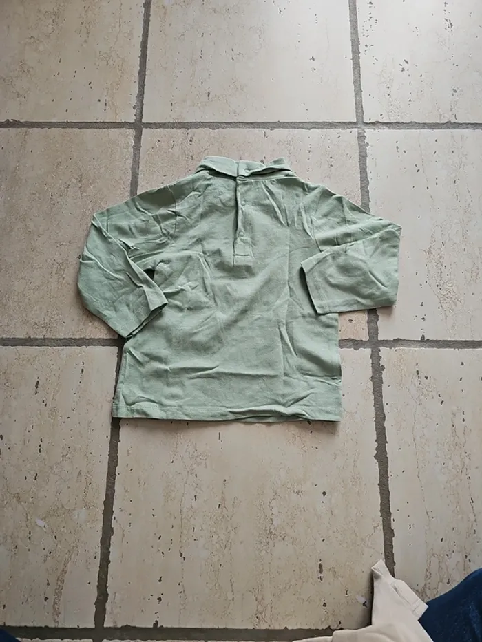 Lot 2 tee-shirt col roulé crème/vert - Orchestra - 23 mois/86 cm - photo numéro 9