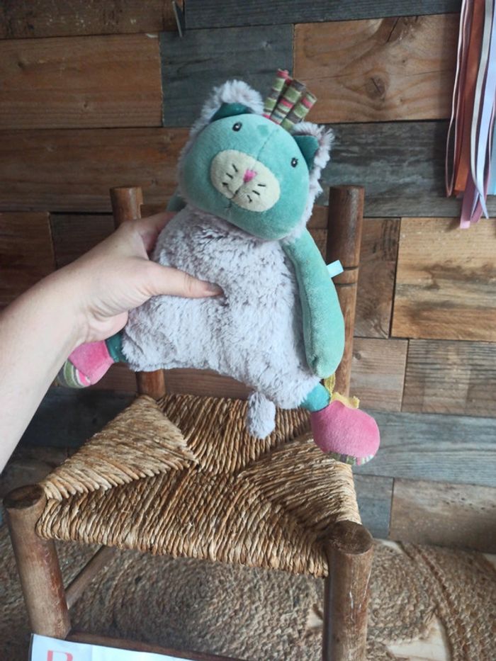 Peluche musicale les pachats moulin roty tbe - photo numéro 3