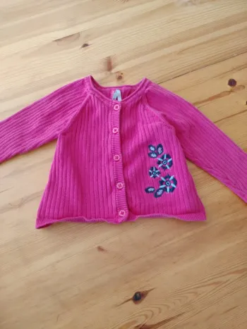 Gilet fleur