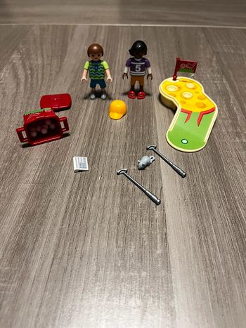 Playmobil enfants et mini golf