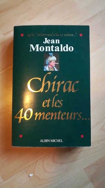 Livre chirac et les 40 menteurs