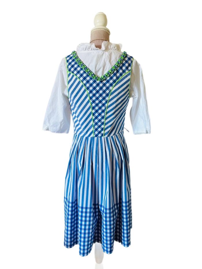 🦋🌿Robe traditionnelle autrichienne Dirndl cottagecore austrian dress🌿🦋 - photo numéro 8