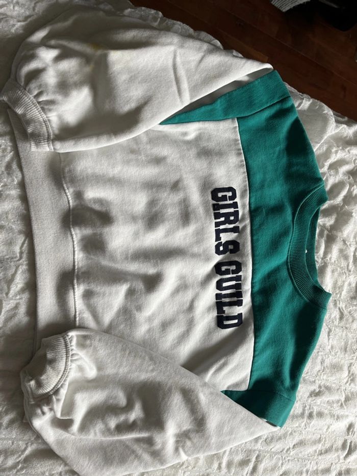 Lot de 2 sweat-shirt courts 12 ans - photo numéro 5