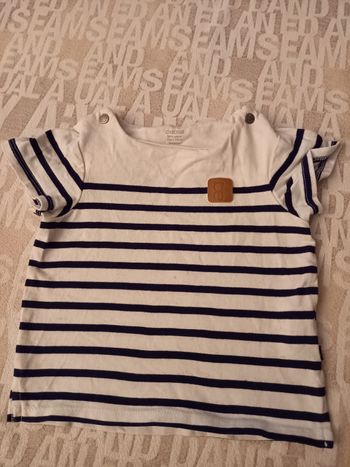 Tee-shirt marin en 12 mois