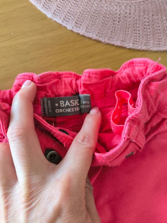 Jean rose fushia taille 3 ans orchestra - photo numéro 2