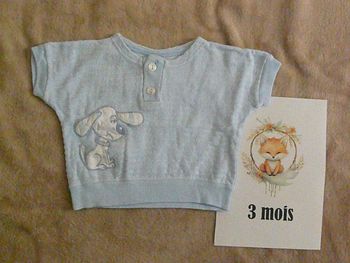 Tee-shirt 3 mois
