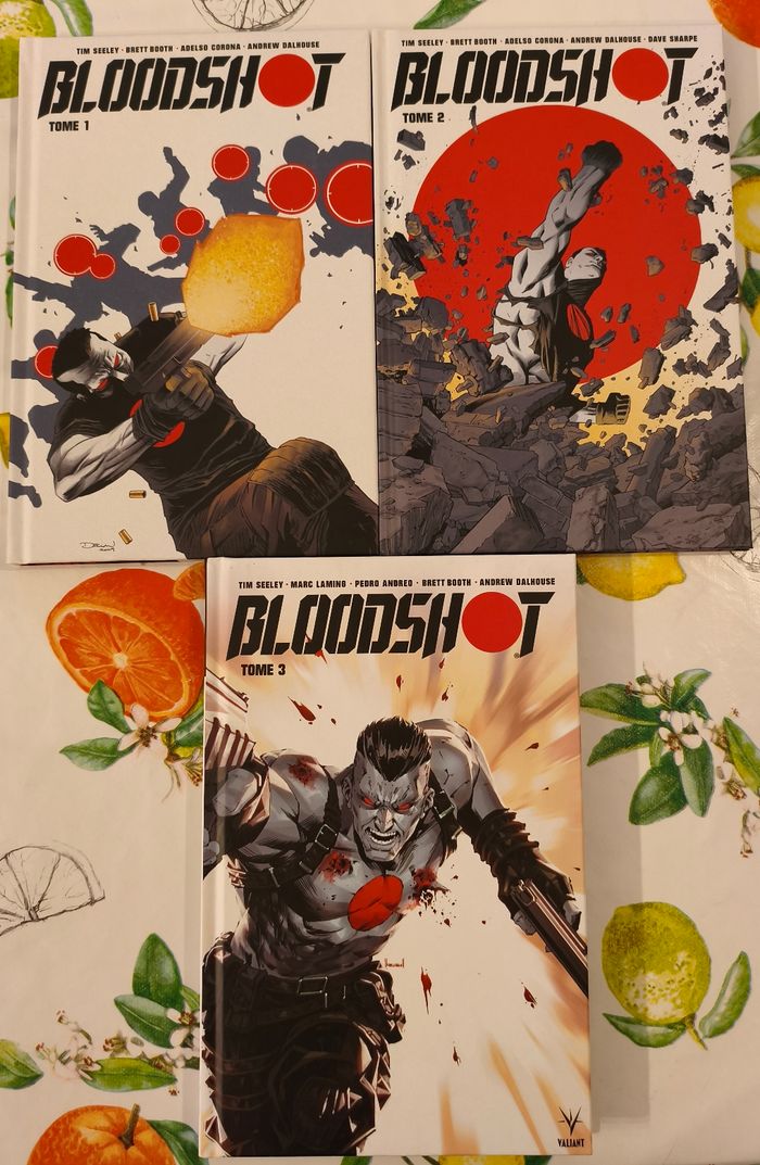 Lot comics Bloodshot T1 a T3 en état quasi neuf