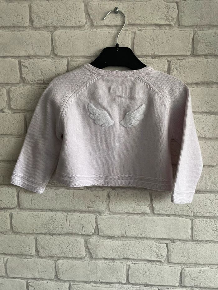 Cardigan , gilet château de sable taille 18 mois - photo numéro 2