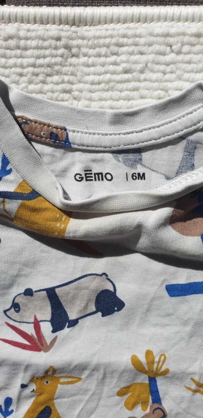 T-shirt animaux 6 mois - photo numéro 3