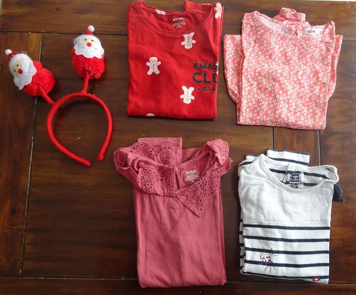 Gros lot de vêtements Fille Automne / Hiver Taille 8 ans 28 pièces Lot 2 - photo numéro 6