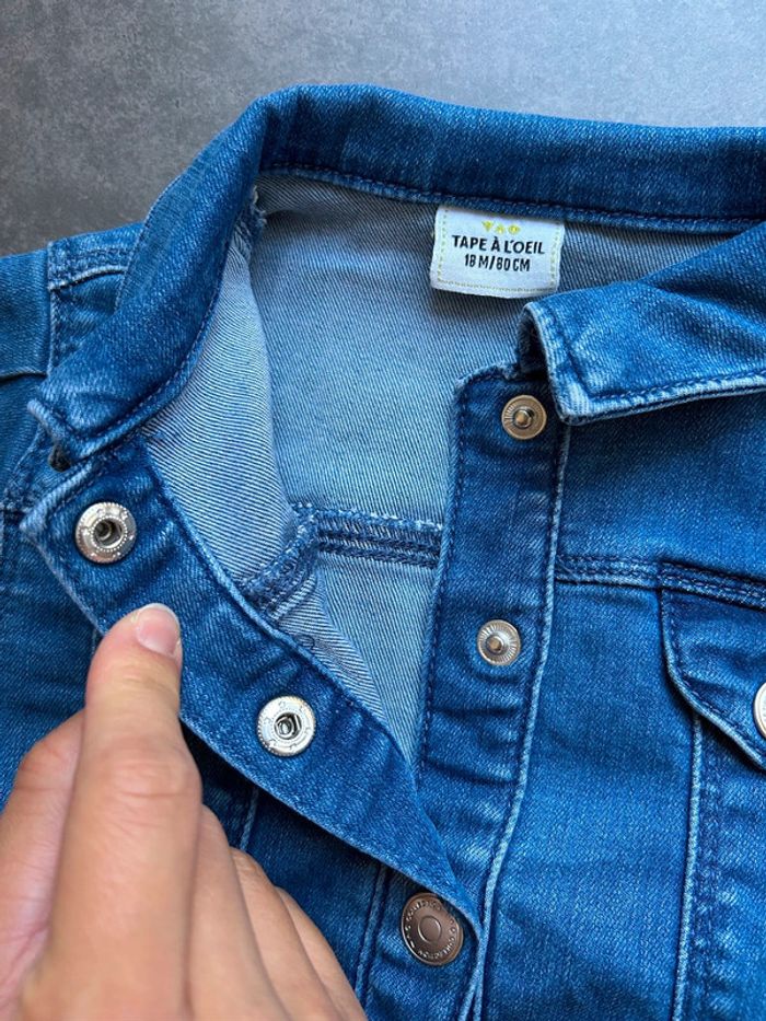 Veste en jeans bébé fille TAO - photo numéro 3