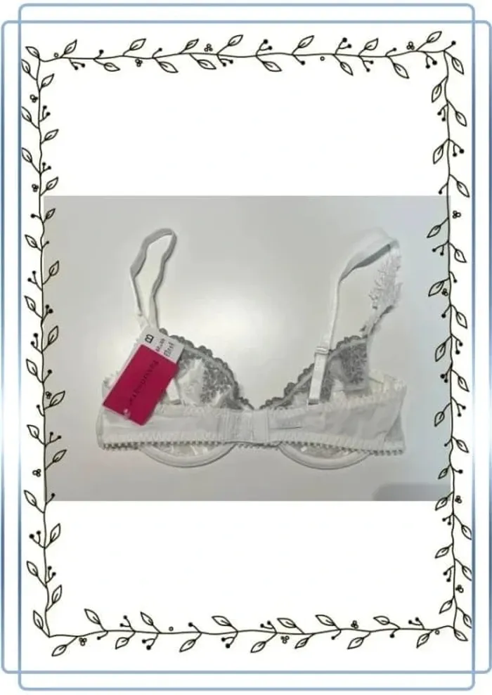 Soutien gorge blanc passionata, taille 85B, neuf - photo numéro 2