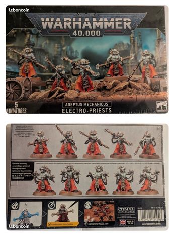Warhammer 40,000 – Adeptus Mechanicus – Electro-Priests – Neuf