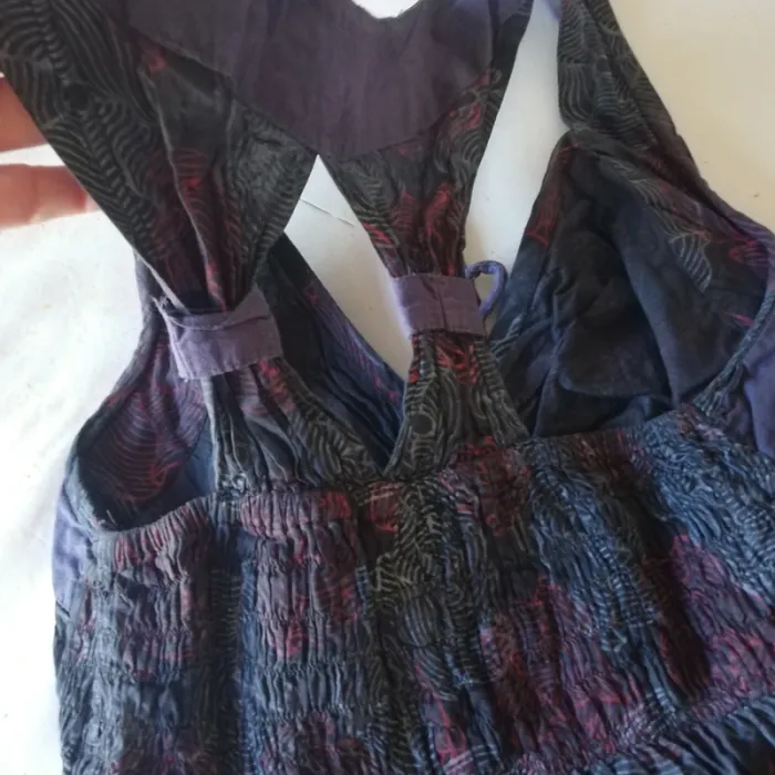 Tunique ou robe courte Fantazia t. XXL mais 42. Noir à motufs - photo numéro 11
