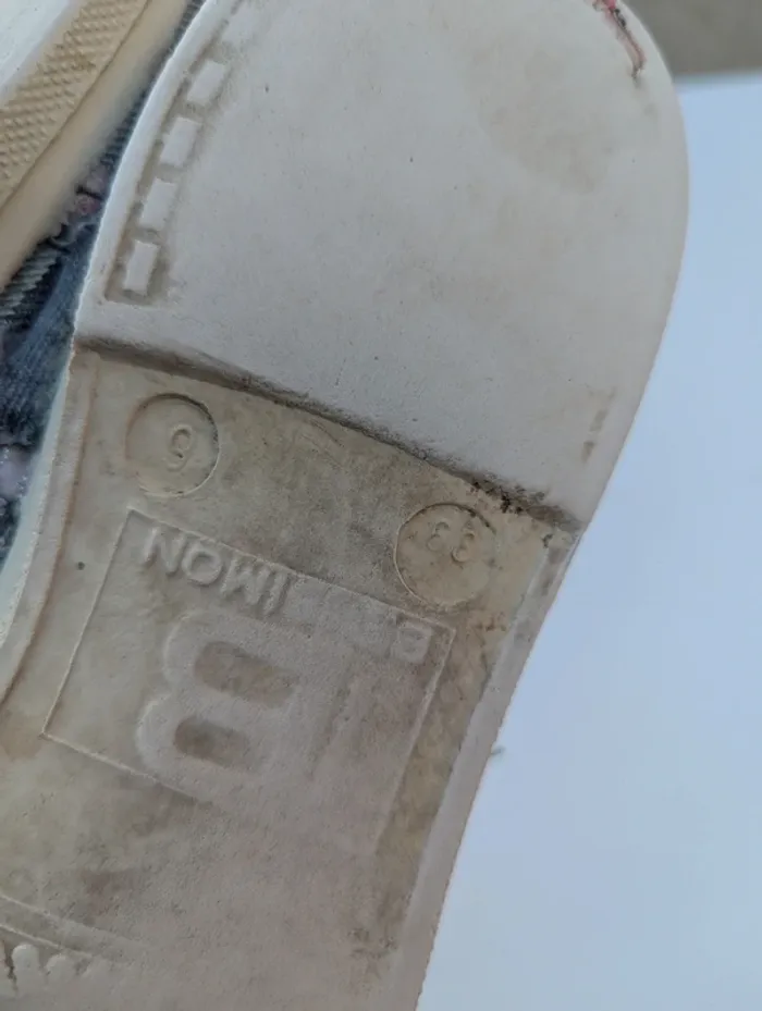 Lot de 2 paires de baskets Bensimon taille 39 en état satisfaisant - photo numéro 9