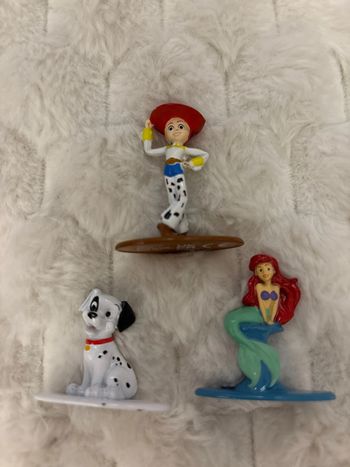 Lot de 3 figurines métal Disney