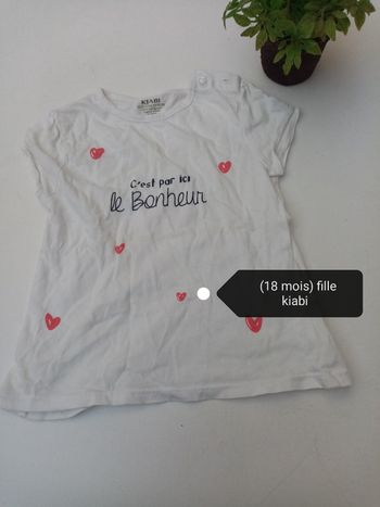 Tee-shirt ~kiabi (18 mois) fille