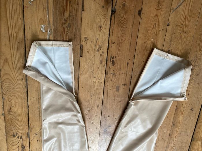 Similicuir écru état neuf Pantalon skinny Legging M - photo numéro 9