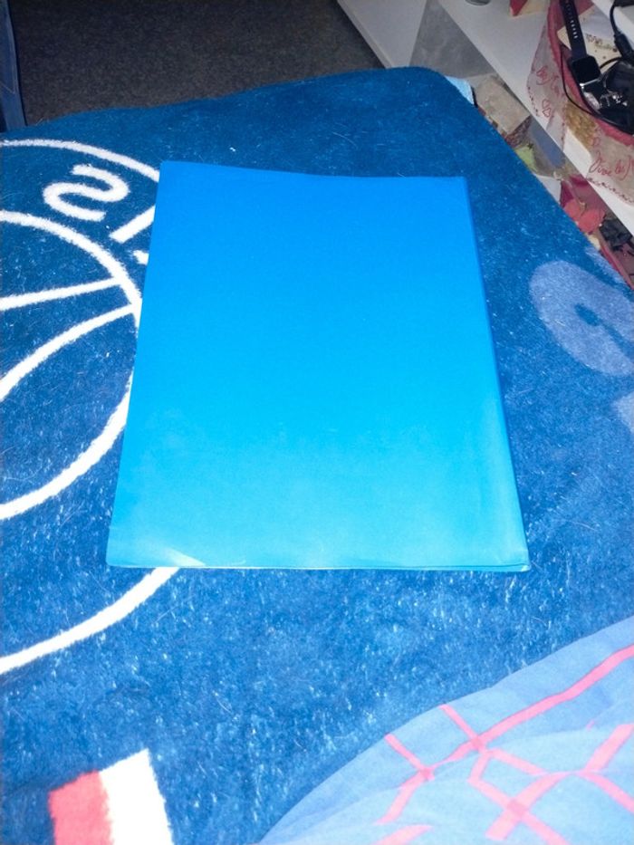 Porte vue bleu