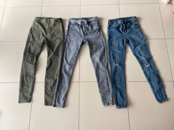 Lot 3 jeans Bershka femme