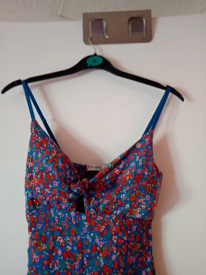 Très jolie robe multicolore M/L - photo numéro 2