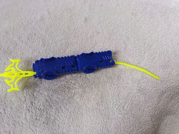 Lanceur Double Beyblade Burst Bleu - Hasbro / Tomy (2016) + Crémaillère