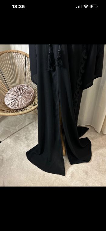 Robe dubai  noir 