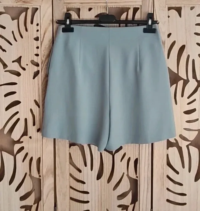 Short fluide bleu vert T 38 Primark - photo numéro 7