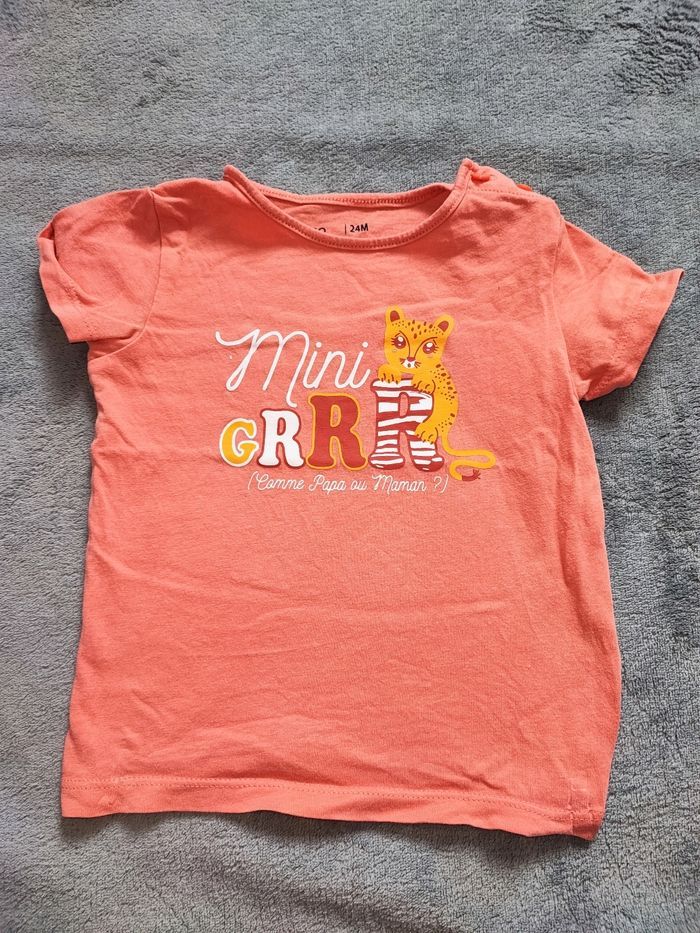 Tee shirt 24 mois tigre