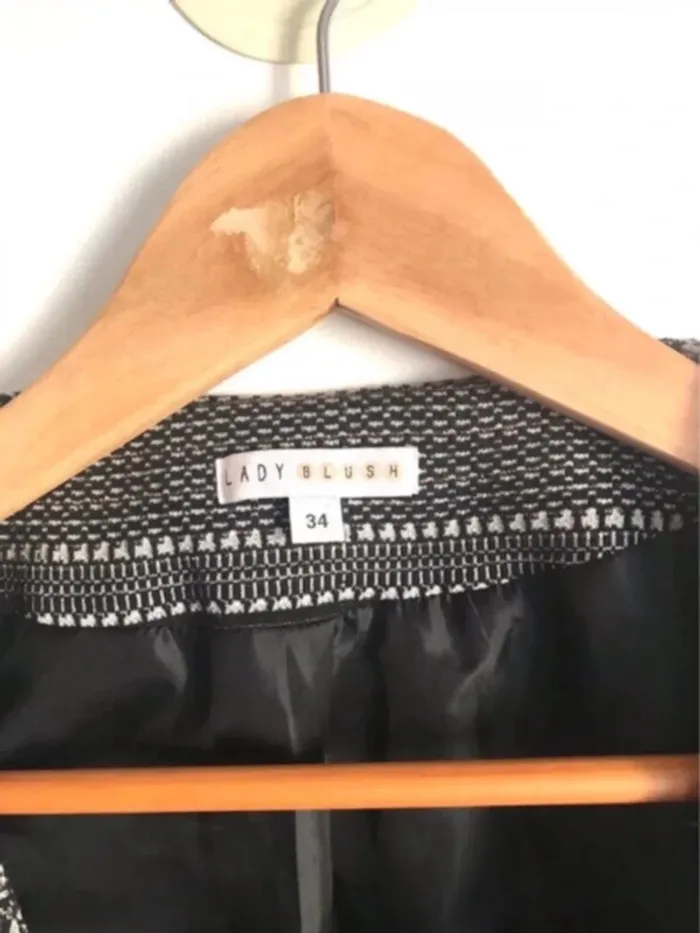 Veste à fils métallisés dorés Lady Blush taille 34 - photo numéro 3