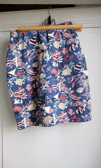 Jupe motif marin