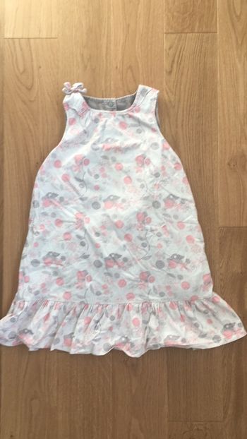 Robe réversible gris clair