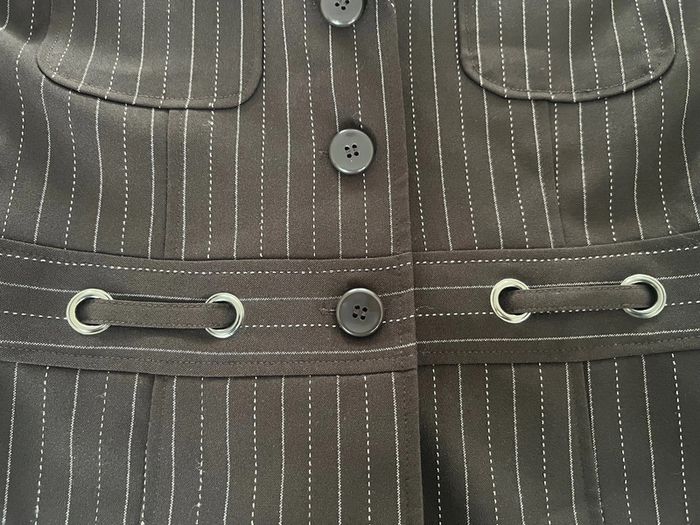 Veste marron rayé - photo numéro 4