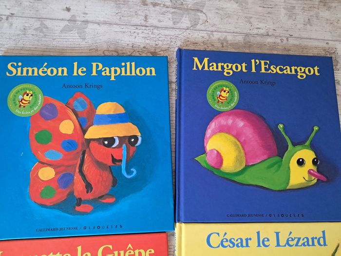 Lot de 7 albums d'Antoon krings collection drôles de petites bêtes - photo numéro 2