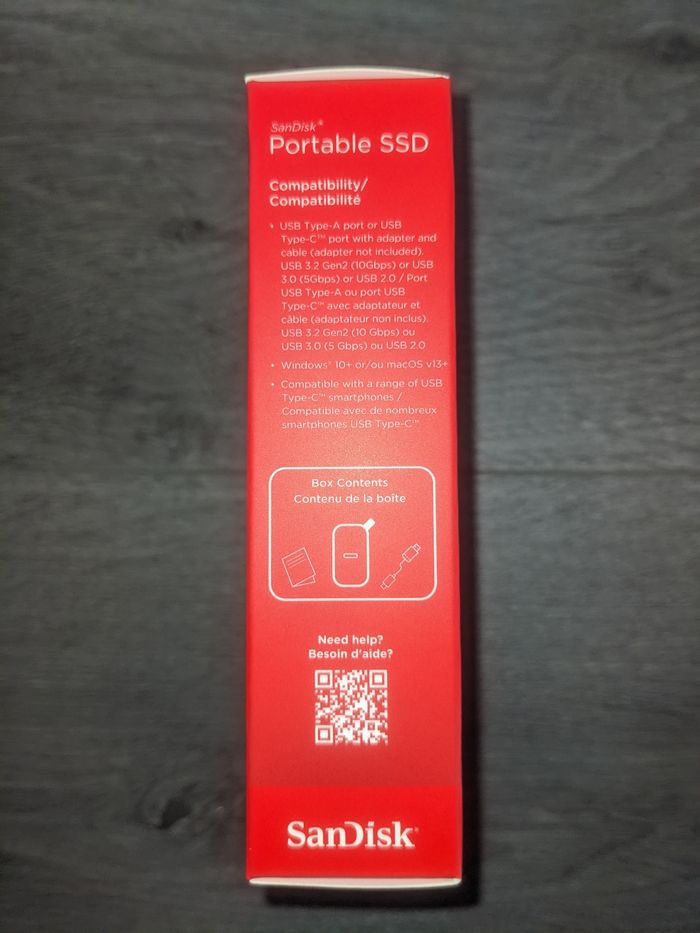 SSD externe SanDisk 480go - photo numéro 3